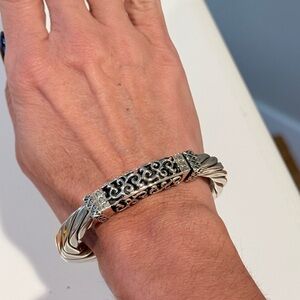 Silver women’s  Bracelet with Intricate Design